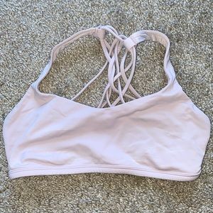 Light Pink Lululemon Sports Bra